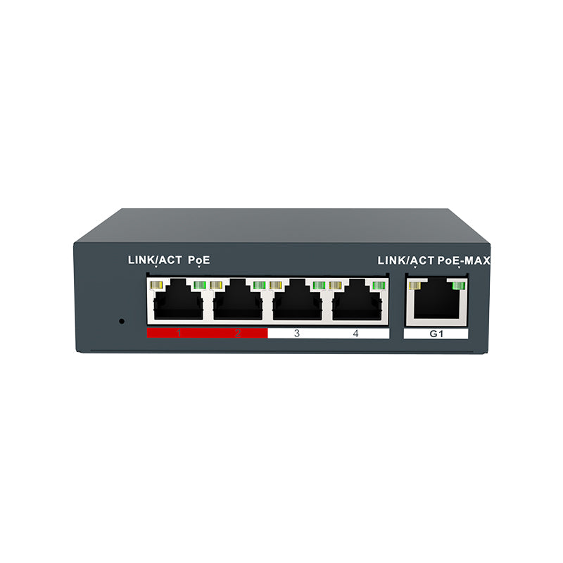 4 Port Smart Managed PoE Switch – GLORY